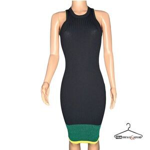 TopShop Knit Ribbed Bodycon Dress